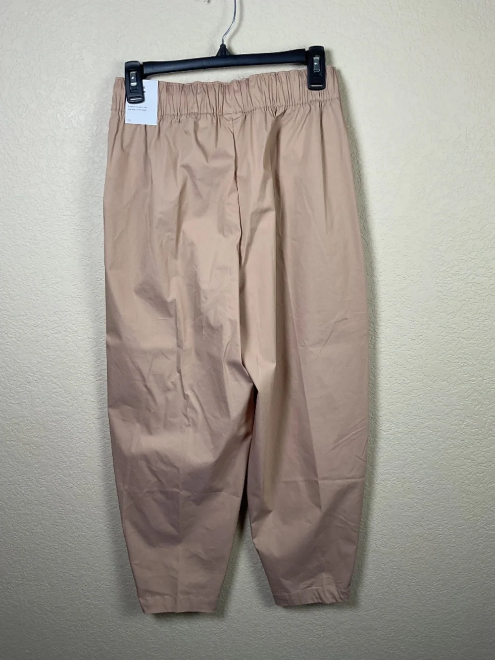 Nike Womens Small Tan Loose Fit High Rise Track Pants Athletic Running NWT